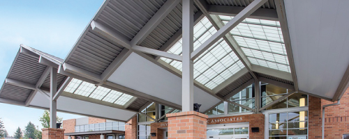 Kingspan Liteway™ translucent panel canopies